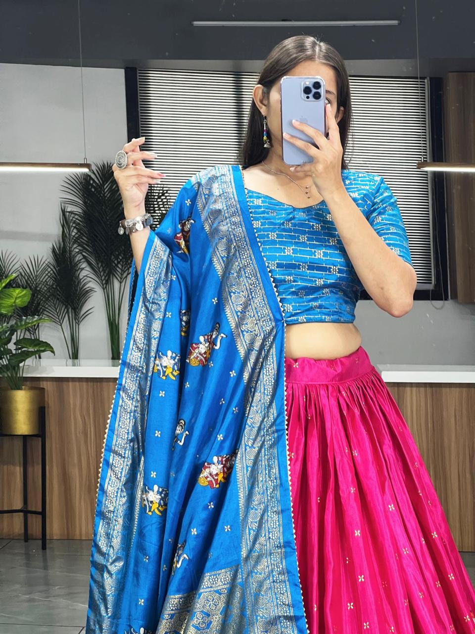 Printed Lehenga Choli Set for women