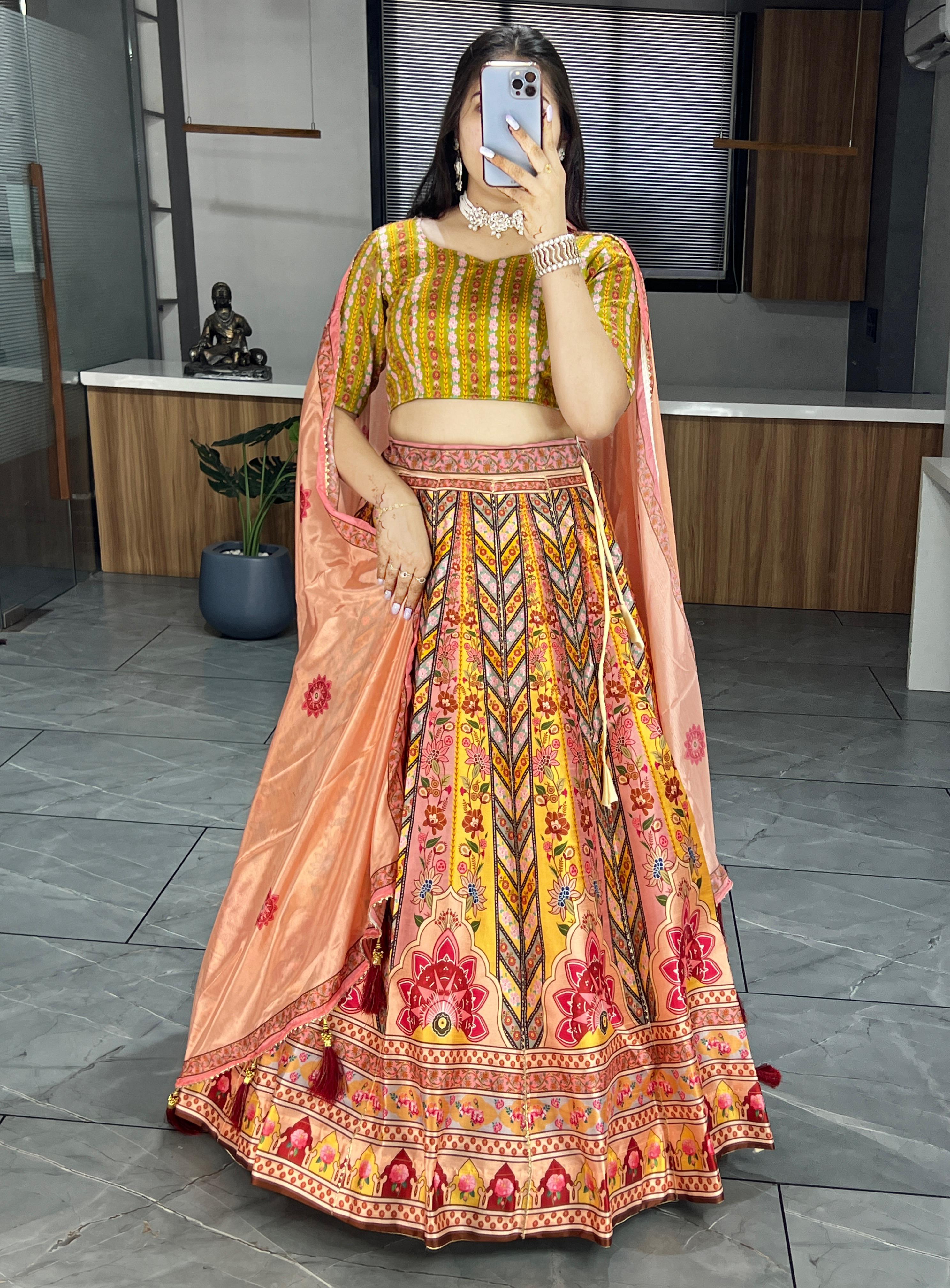 Floral Lehenga choli Set