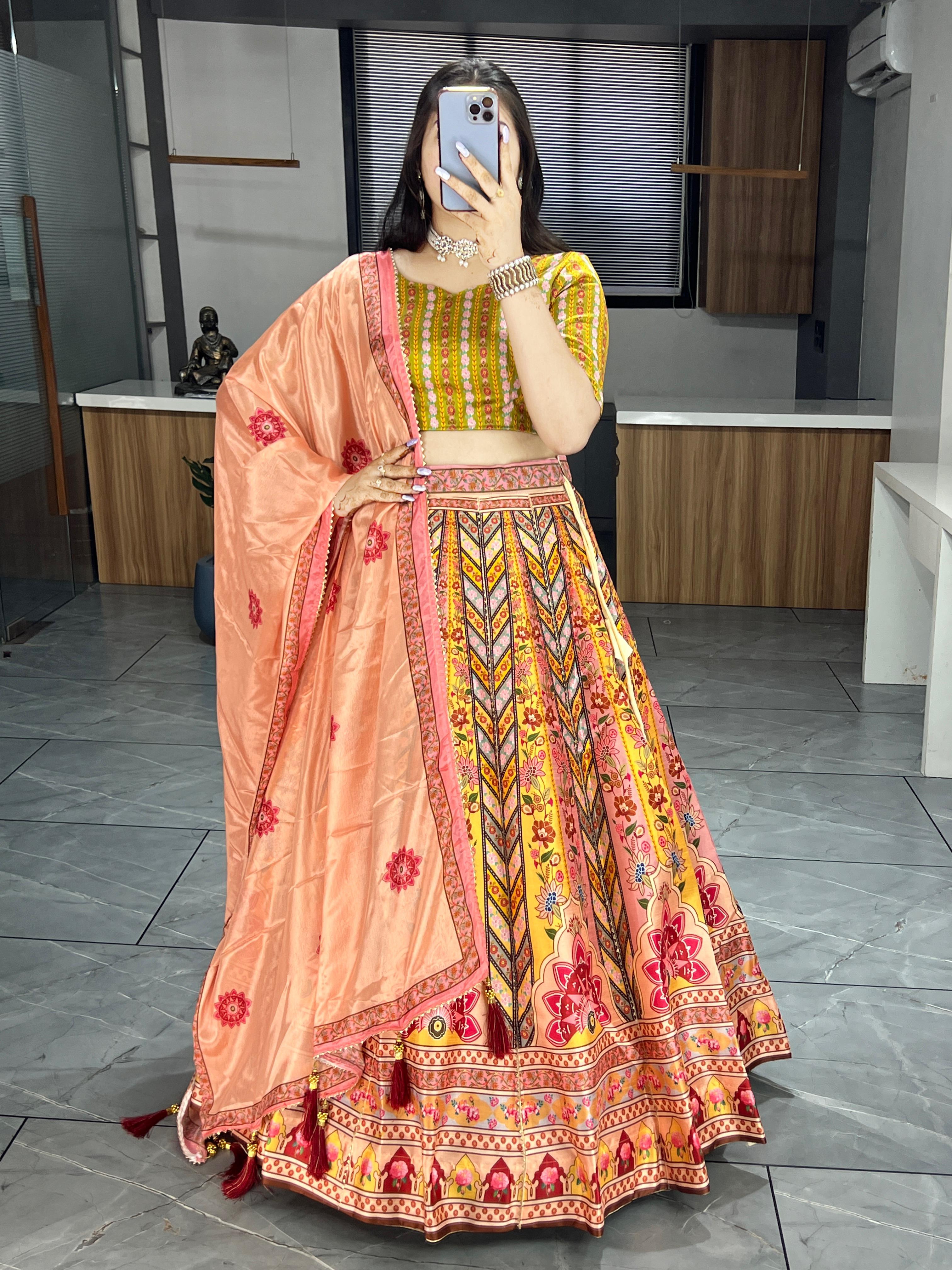 Floral Lehenga choli Set