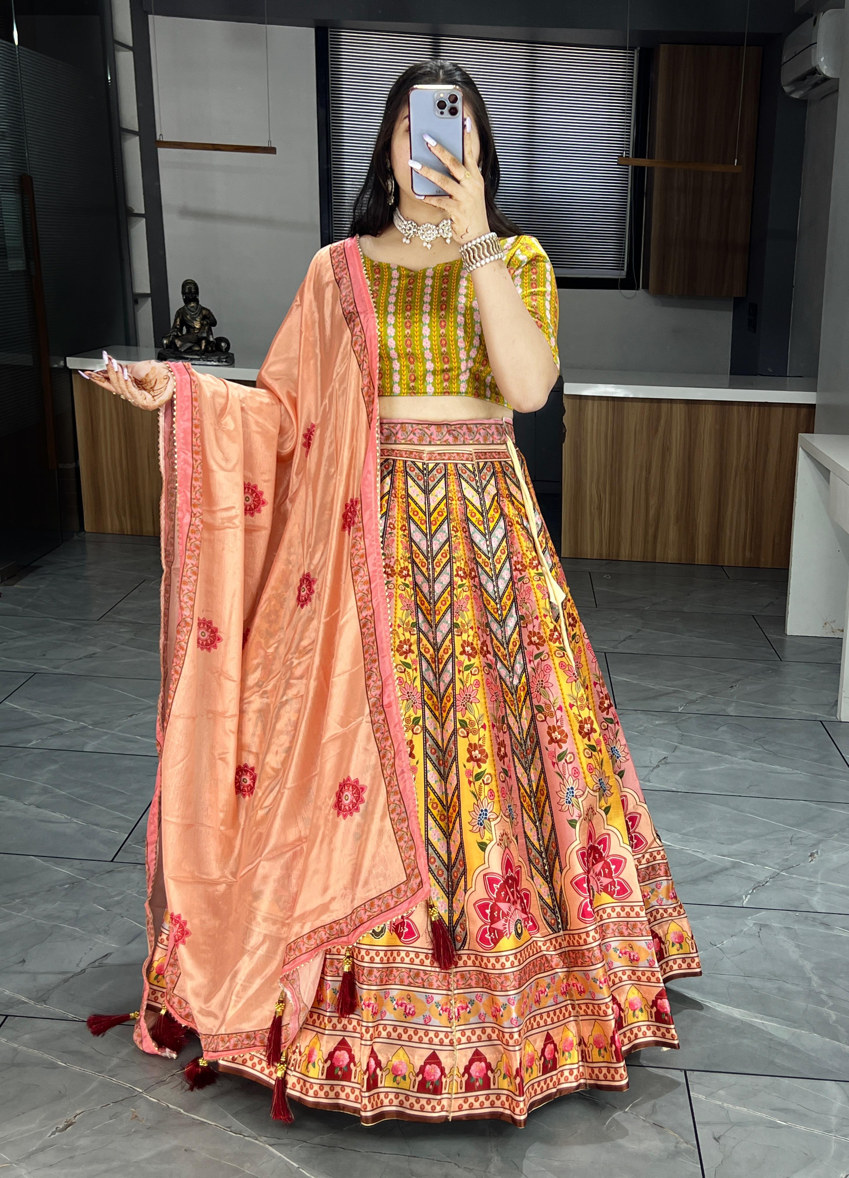 Floral Lehenga choli Set