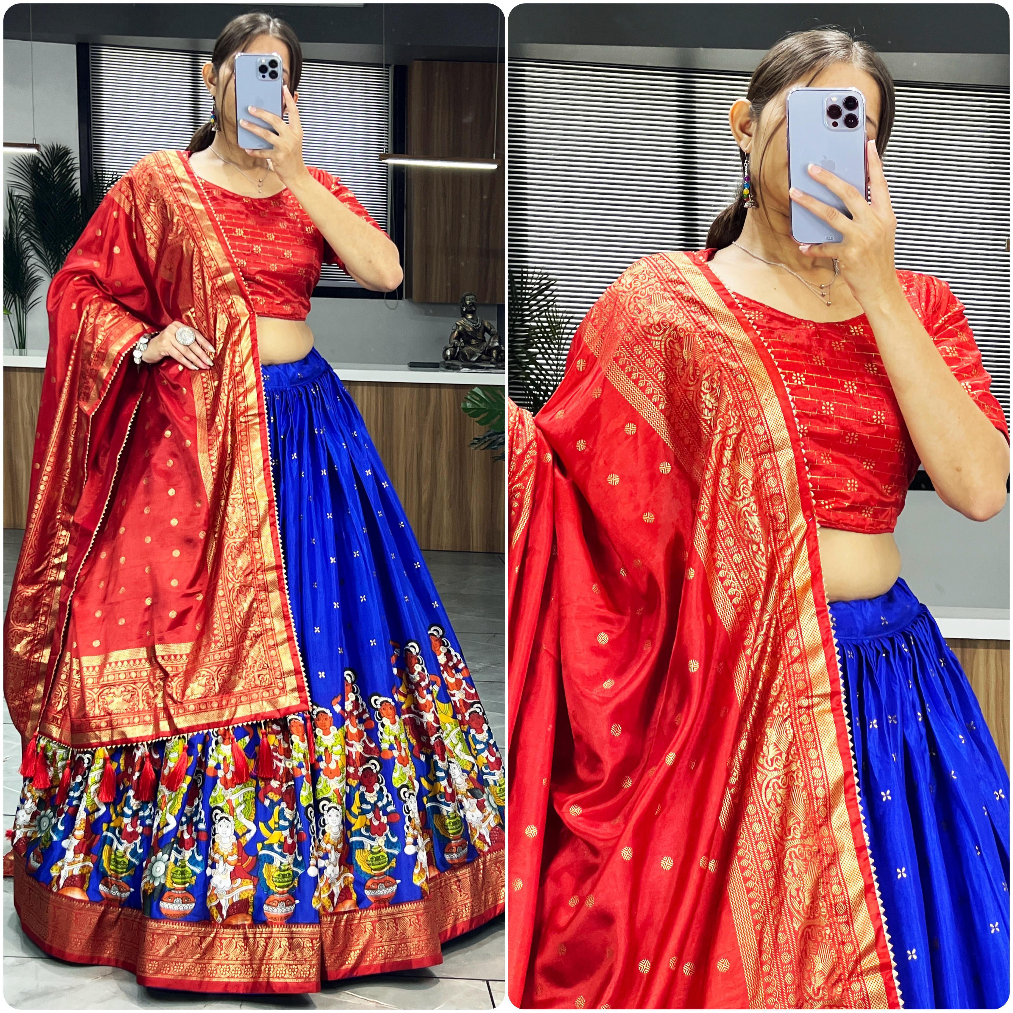 Printed Lehenga Choli Set for women