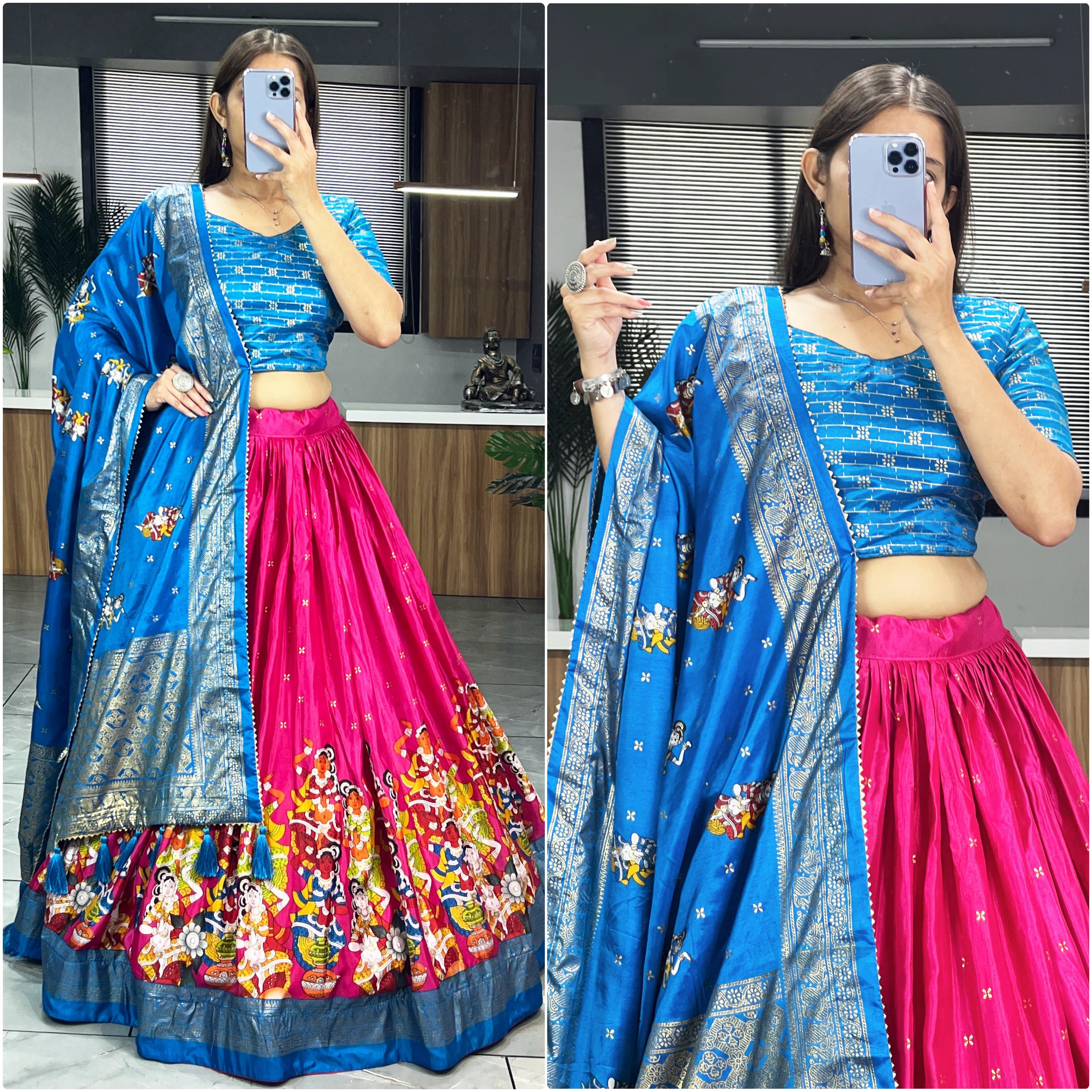 Printed Lehenga Choli Set for women