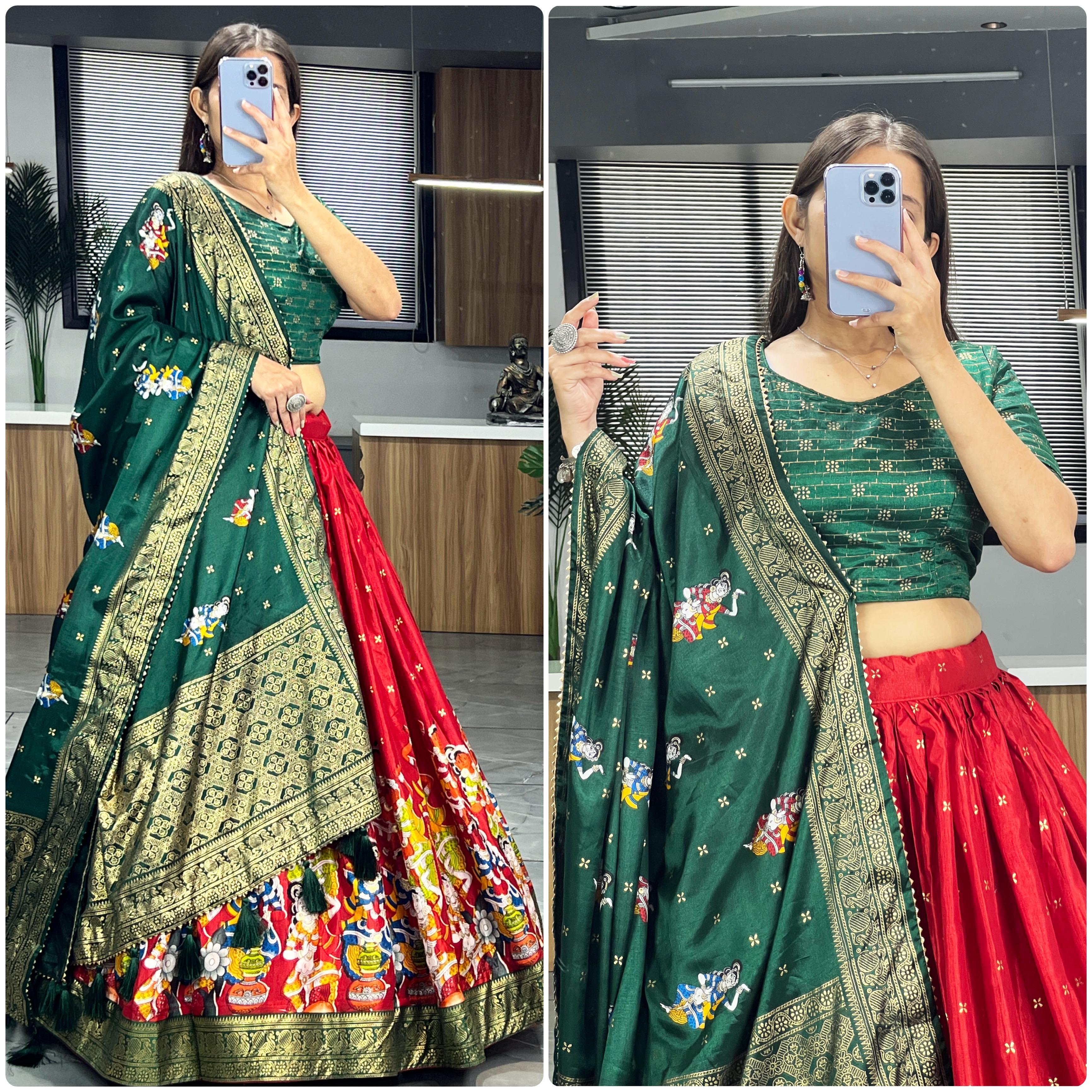 Printed Lehenga Choli Set for women