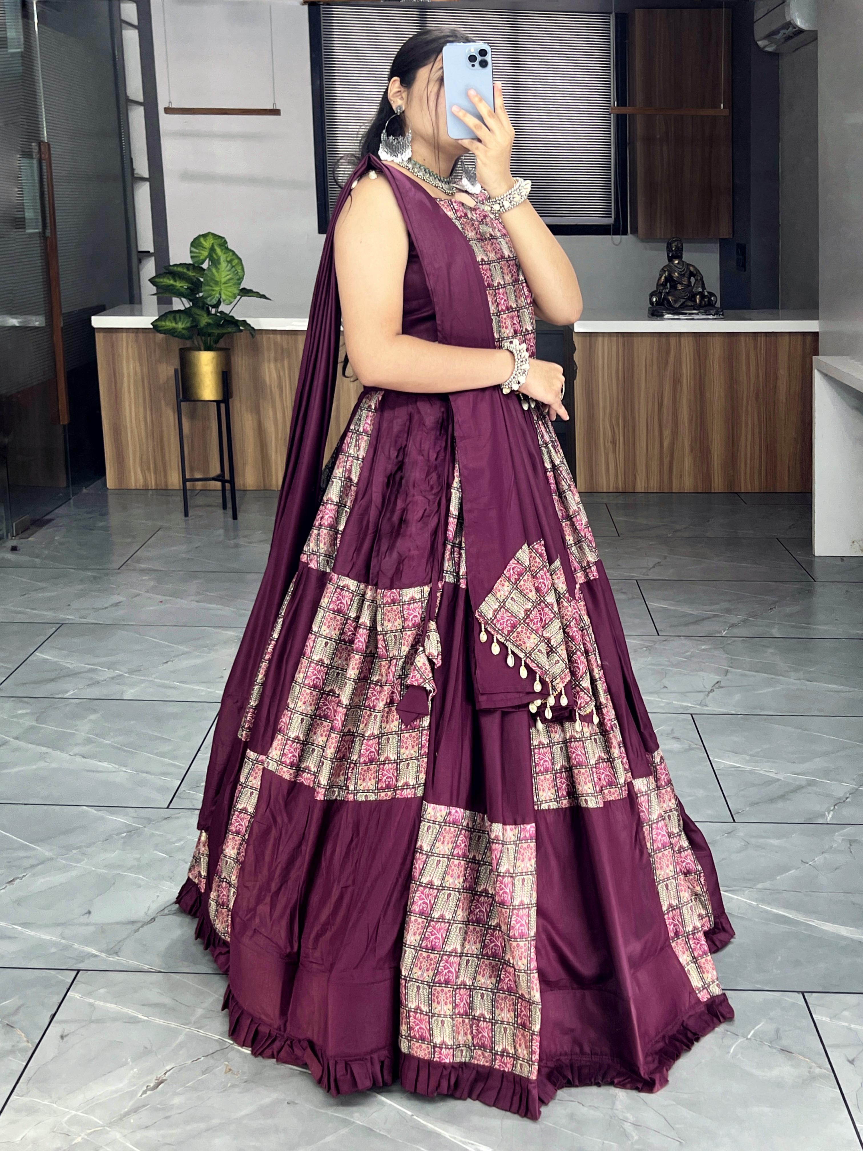 Embroidered Lehenga Choli & Dupatta Sets