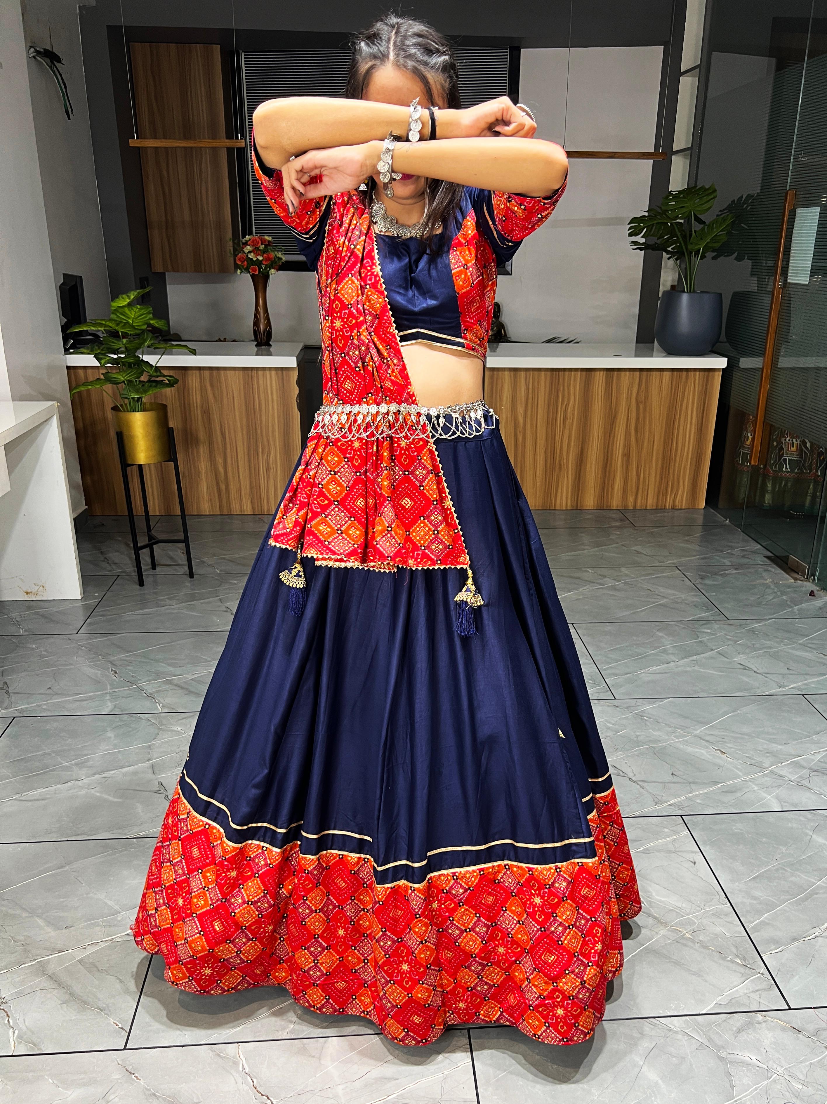 Solid Lehenga Choli Set with Dupatta